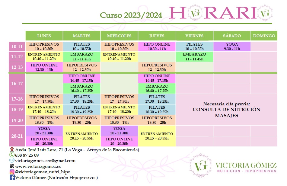 horario